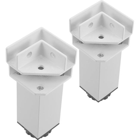 Pince de fixation pour verre Healeved en alliage d'aluminium (2 pièces), réglable hauteur, 18 mm,