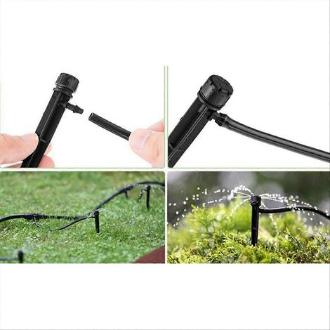 8 Hole Spiked Dripper Gardening arroseur irrigation Staked Emitters (1/5)
