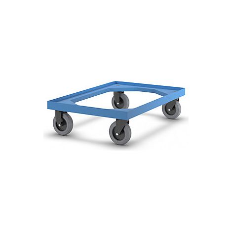 Bastidor rodante de plástico  para euroformato de 600 x 400 mm 