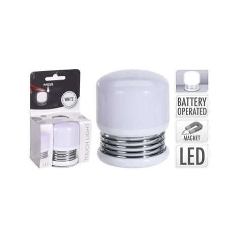 LAMPADA A PRESSIONE 9 LED PUSH UP BIANCA