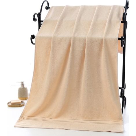 Serviette de Toilette-Badetuch- 100% Coton Corail - 70x140cm