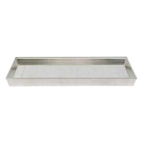 Teglia da forno per Pizza pane forata Professionale rettangolare cm 35x28 H3 in Lega Alluminio 3003 con fori Bordi Ripiegati e Saldature Eccellenti Pasticcerie ristoranti Made in Italy Agnelli