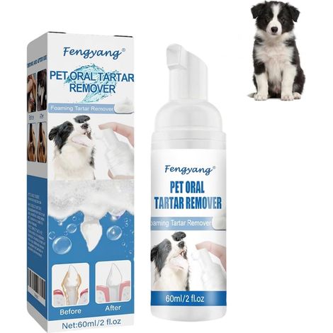 Spray Anti-tartre Dentaire, Soin Dentaire Et Nettoyage, Désodorisant D'haleine Pour Chien, Pour Des Dents Propres Et Une Bouche Fraîche (1/5)