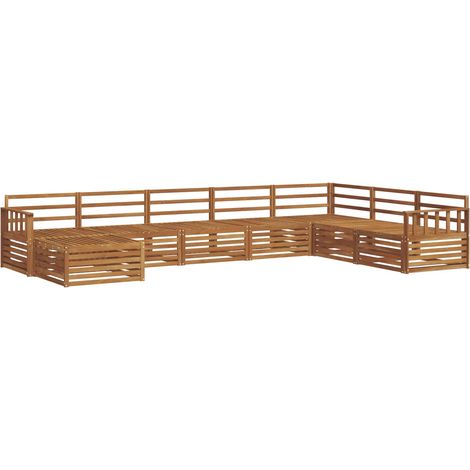 Outdoor Sofa Set 8 pcs Natural vidaXL (1/5)