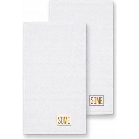 Serviettes de qualité supérieure blanches 70 x 140 cm, 800 g/m² BTW0480AA, lot de 2 (1/5)