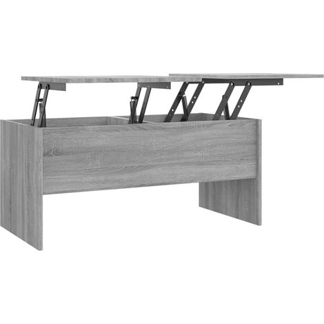Maison Exclusive - Couchtisch Grau Sonoma 102x50,5x46,5 cm Holzwe