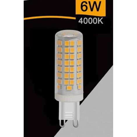 Trade Shop - SMD G9 LED-Röhrenlampe, 6 W, 680 LM, Lichtfarbe: 3000 K, 4000 K, 6500 K, SPARAC-G9-6W-CE2 -