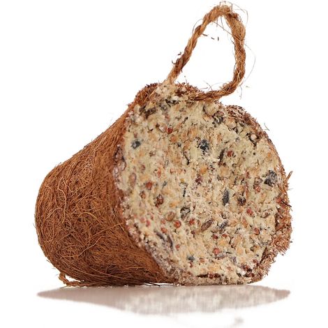 Campanula di grasso di manzo con semi per l'alimentazione degli uccelli svernanti (1/5)