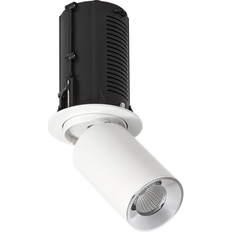 Empotrable techo tilt TURT Medium LED COB 8.80W 1274lm(840lm) CRI90 4000K 55º Blanco Cromo (1/3)
