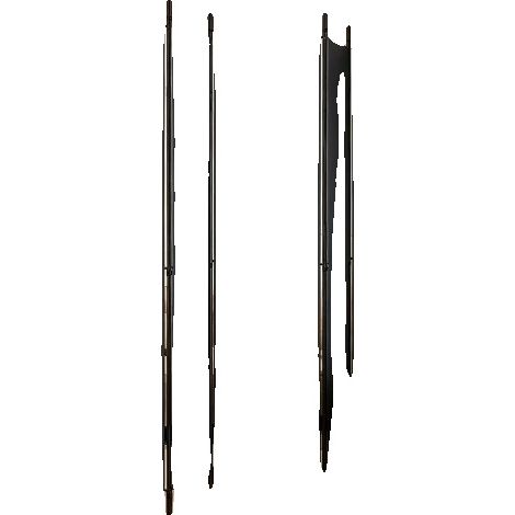 Paravent, Tissu Léger, Facile à Plier, Marrón (1/2)
