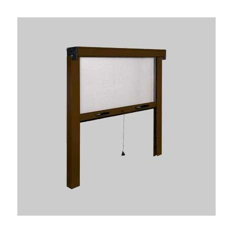 Zanzariera Avvolgibile Verticale 80 x 160 cm Bronzo