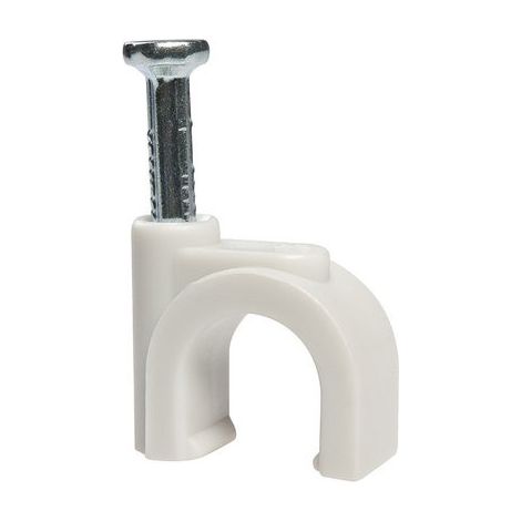 Pontet rigide gris Dhome - Diam. 12 mm - Par 20