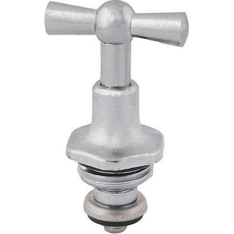 JS KNEBEL-OBERTEIL MIT O-RING DN20, 3/4", MATT VERCHROMT