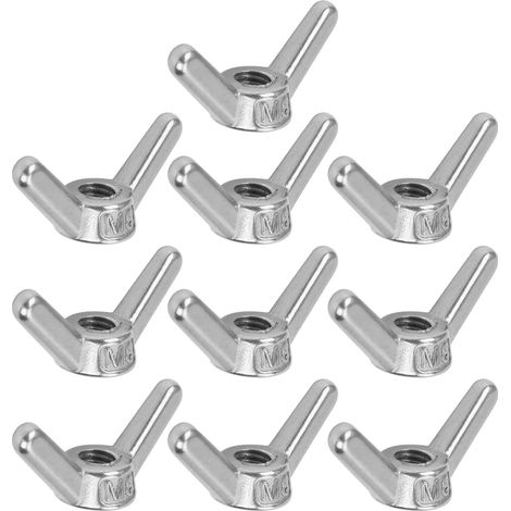 10 Stück M8 Klauenmuttern, Edelstahl 304, Befestigungselemente, Zubehör, Hardware-Fittings (1/5)