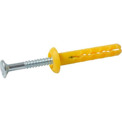 TASSELLO NYLON A PERCUSSIONE 'DEVIL' mm 6 x 38 - profondità minima foro 50 mm