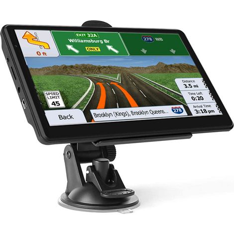 Système de navigation GPS pour voiture et camion, cartes 2023, écran tactile 7 pouces, commande vocale, alerte de vitesse, Austr (1/5)