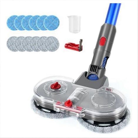 Lot de 2 accessoires de lavage sol compatible aspirateurs Dyson V7, V8, V10, V11 et V15 - Brosse humide pour parquet et carrelage, pièce de rechange polyvalente pour nettoyage efficace (1/5)
