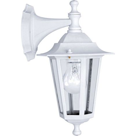 MYSELOXY Außenwandleuchte, aus Metall und Glas, 30 cm hoch, weiß - MYSELOXY (1/5)