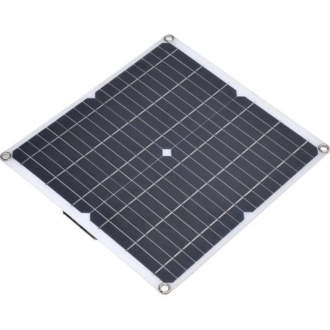 35W 12V Flexibles monokristallines Solarpanel, Dual-USB-Autoladegerät, Solarpanel für den Außenbereich (Batterie nicht enthalten) (1/5)