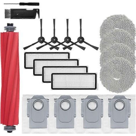 Zubehör für Roborock Qrevo Pro/Qrevo MaxV/Qrevo S/Qrevo Plus Wischmopps: HEPA-Filter, Hauptbürste, Staubbeutel und weitere Ersatzteile. (1/5)
