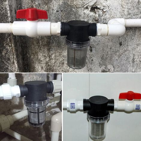 Filtre Pour Tube D'Arrosage - 20 mm 25 mm 32 mm - Pour Pompe De Jardin En Ligne - Purification Eau - 1 Pièce (1/5)