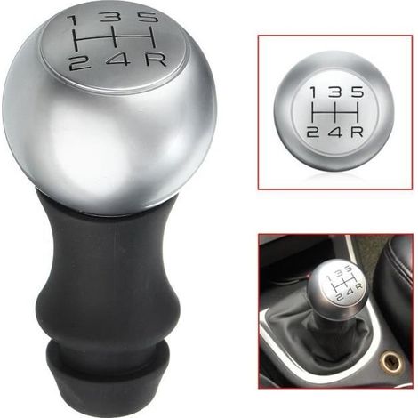 5-Vitesse Pommeau Levier de Vitesse Manuel Pour Peugeot 106 206 207 306 307 407 408 508 (1/4)