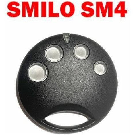 SMILO-Télécommande de porte de garage,émetteur à main,duplicateur de code roulant,SM2,SM4,433MHz,2 canaux,4 canaux- SMILO SM4[A]