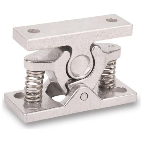 Butoir de porte à ressort double en acier inoxydable – Système anti-vibration – Pour portes de camping et bateaux – Installation facile (1/5)