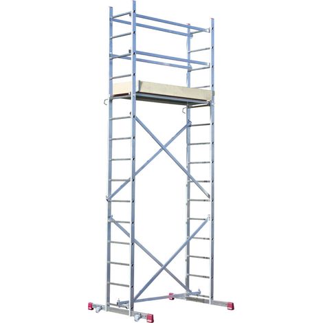 Krause Corda Montagegerüst Gerüst Arbeitsgerüst Rollgerüst Fahrgerüst Höhe 5m (1/5)
