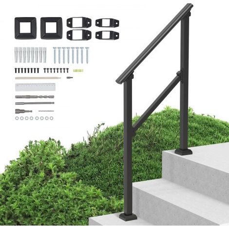 Rampe d'Escalier pour 2-3 Marches Extérieures Main Courante (1/5)