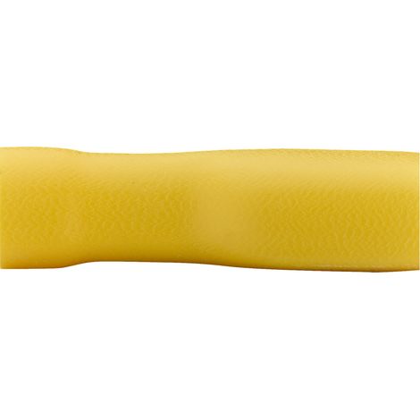 DEBFLEX - CLIPS FEMELLE ISOLE 6.3X0.8 MM JAUNE SACHET DE 10 - 711048 (1/4)