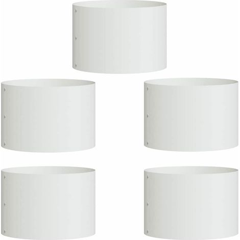 Maison Exclusive - Pflanzenring 5 pcs Weiß 30 x 30 x 20 cm Kaltge