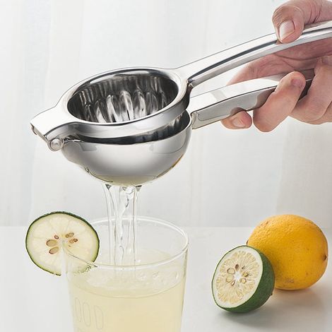 Pressoir À Agrumes - En Acier Inoxydable - Pour Citrons Et Oranges - Manuel - Compact Et Facile À Nettoyer - 1 Pièce (1/5)