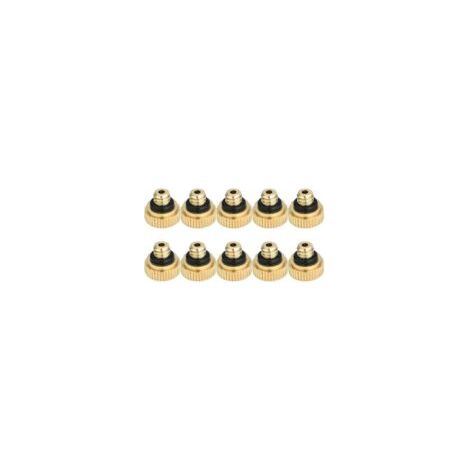 Set mit 10 Messing-Sprühdüsen für Kühlsysteme - Crezuo