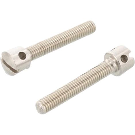 Vis métaux Tête cylindrique TC Percée En Croix 4 Trous Inox A1 5X12-50 pièces