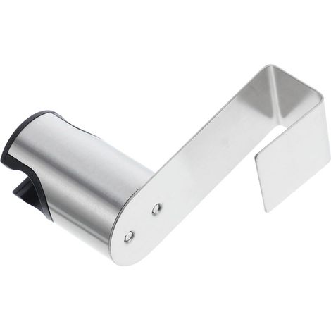 Support mural de douche en acier inoxydable avec fixation par vis, support de salle de bain démontable (1/5)