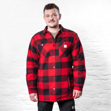 Veste STIER Heavy Lumber bci coton S rouge écossais