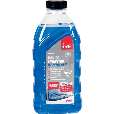 Liquido lavavetro invernale, concentrato (-36°C) - 2000 ml