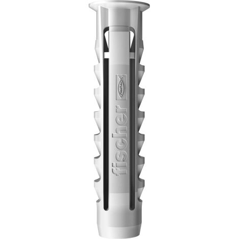 Fischer – Boîte de 25 chevilles nylon SX 12 – Quadruple expansion pour fixation durable – Charge maximale élevée – Pour béton et matériaux pleins