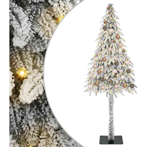 Albero di Natale con 300 LED Bianco 180 cm PE e Acciaio vidaXL (1/5)