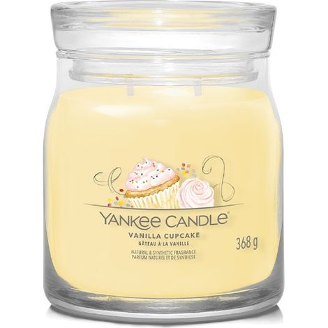YANKEE CANDLE CANDELA GIARA MEDIA SIGNATURE VANILLA CUPCAKE (1/3)