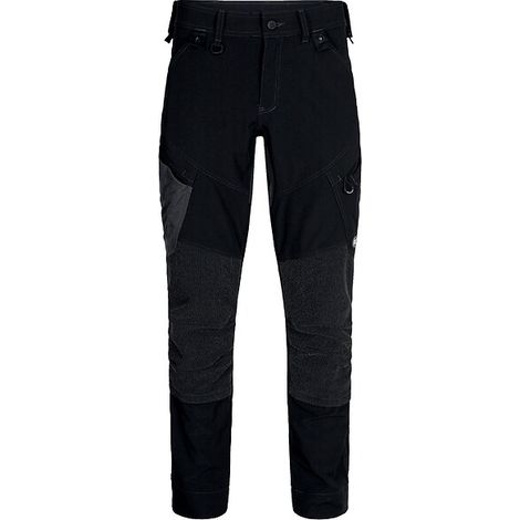 Pantalons de travail X -Treme stretch 4 sens avec poches genouillère Kevlar coloris noir/gris taille 56 - ENGEL