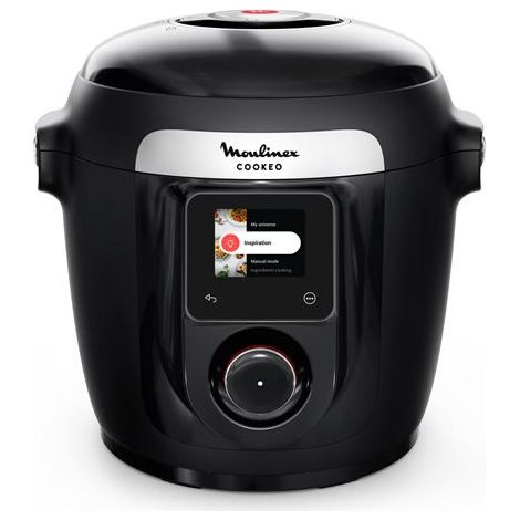 Moulinex – Mijoteur haute pression Cookeo CE952810 1600 W – Multicuiseur intelligent pour cuisson rapide – Technologie de cuisson sous pression