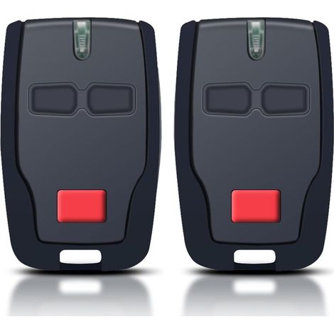 Telecommande porte de garage pour BFT Mitto 2 B RCB,433 MHz télécommande 2 canaux pourRolling BFT Mitto 2, Kleio, Ghibli, TRC 2, Kleio, Ghibli, TR(2PCS) (1/5)