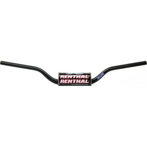 Manillar Renthal Fatbar de 28,6 mm para motocross, color negro - Honda CR/CRF, Kawasaki KX/KXF