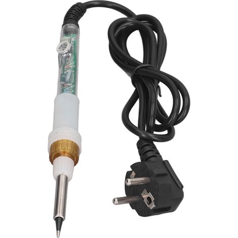 Fer à souder électrique 60 W 200‑450 °C à chauffe rapide, outil de soudage, prise UE 220 V (1/5)