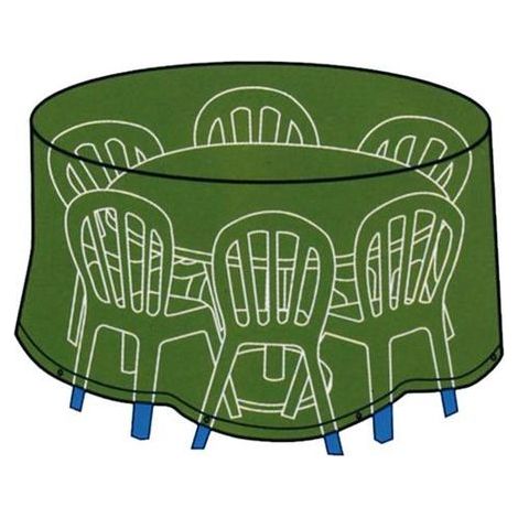 Telo cover per tavolo tondo con sedie (1/4)