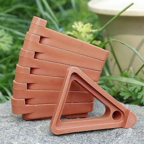 12/24 pieds de pots de fleurs invisibles et discrets, compatibles avec les jardins extérieurs. (1/5)