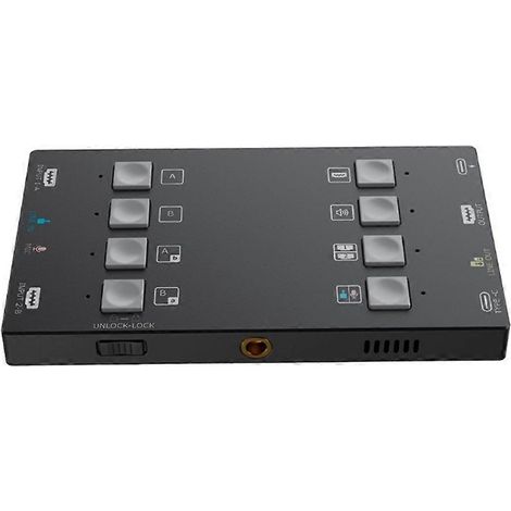 H2U Audio- und Videoaufnahme kompatibel mit dualem 4K HDMI-Ausgang, ideal für Live-Streaming und Videospielkonsolen. (1/5)