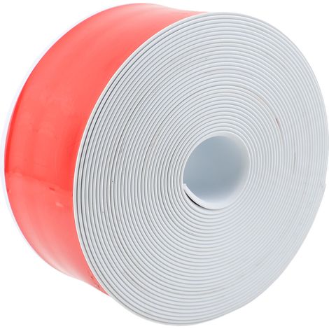Plinthe PVC adhésive flexible auto-collante 10cm large – 2mm épaisseur blanc 12m, décoration (1/4)
